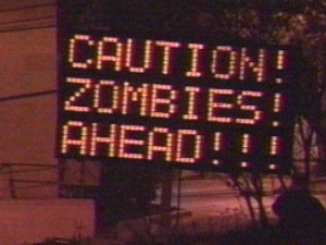 Zombies Ahead--Image by This is Awkward