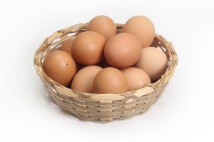 All the eggs--just one basket