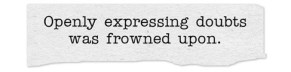 Incredulity.3