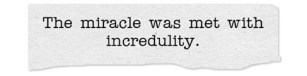 Incredulity.9